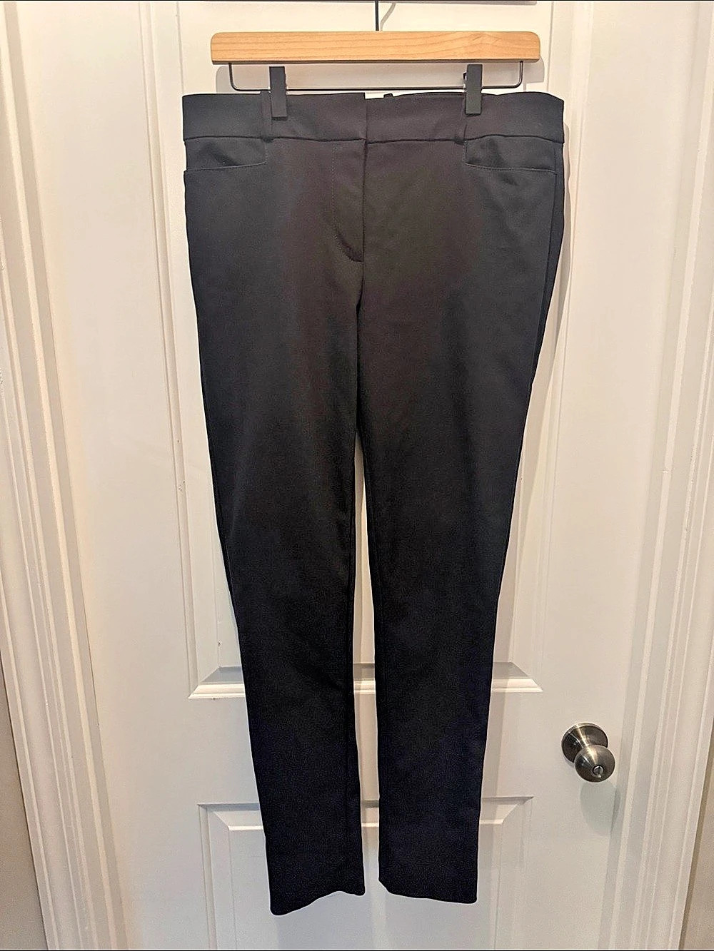 LOFT Black Trousers Size 8 TALL Like New